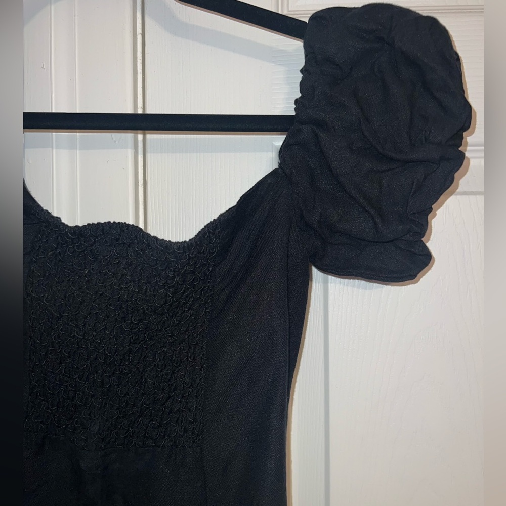 Zara Lilen Viscose Off-Shoulder Dress - Picture 5 of 6